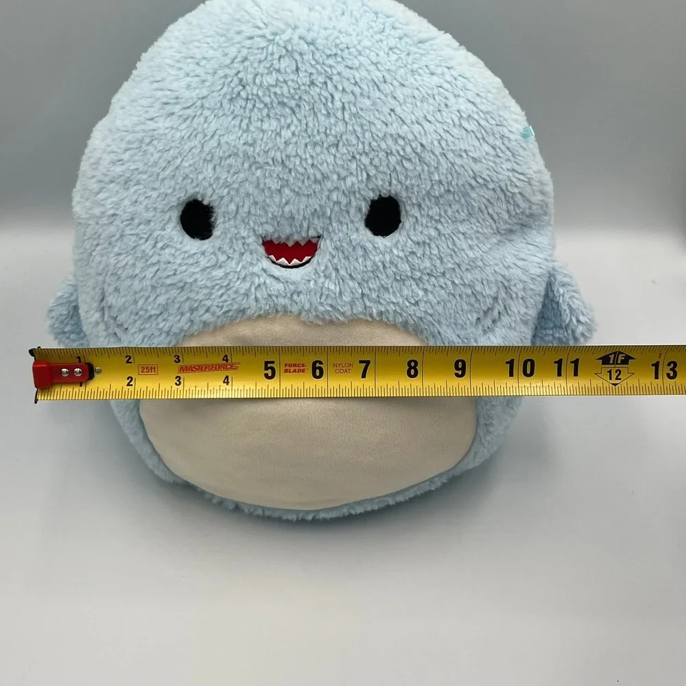 Squishmallows Plush Fuzz-A-Mallows Shark 12in Blue Very Good 1pc Sherpa 2022